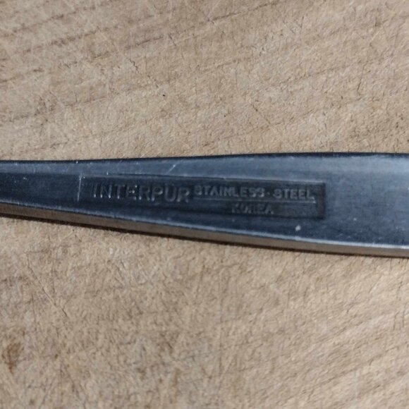 Replacement Flatware - Interpur Stainless Steel Korea Rose Embossed TBSP - Picture 3 of 4